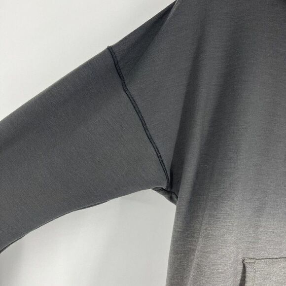 Calia Carrie Underwood Hoodie Size XS Womens Gray Effortless Dip Dye Ombre Shirt - Picture 3 of 12
